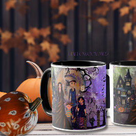 Gothic Spuk House Halloween Tasse