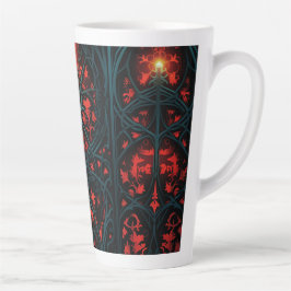 Gothic Stached Glass Design Milchtasse