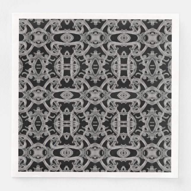 GOTHIC Standard Dinner Paper Napkins Serviette (Vorderseite)