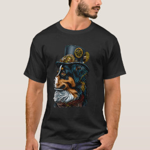 Gothic Steampunk aussie mini Australian Shepherd T-Shirt