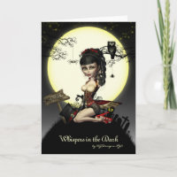 Gothic Steampunk Lolita Blank Note Card