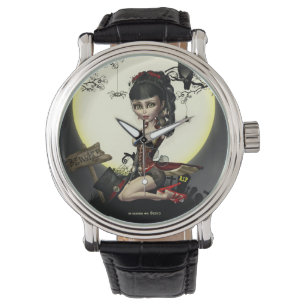 Gothic Steampunk Lolita Girl Wrist Watch Armbanduhr