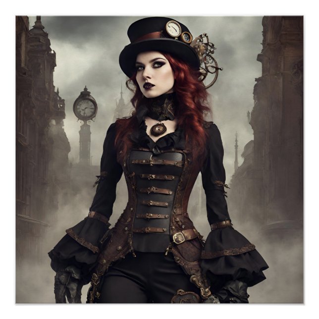 Gothic Steampunk Poster (Vorderseite)