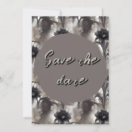 Gothic Style Dark Save the Date