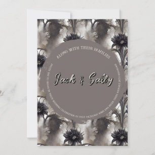 Gothic Style Dark Wedding Einladung