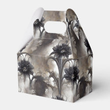 Gothic Style Schwarze Blumen