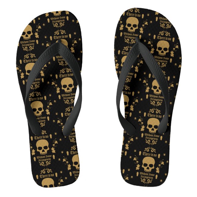 Gothic-Subkultur Mode Flip Flops (Fußbett)