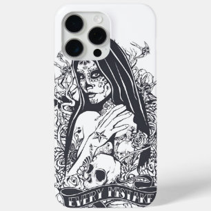 Gothic Sugar Skull Frau Tattoo Kunst Case-Mate iPhone Hülle