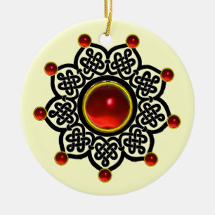 GOTHIC SUN GEM KERAMIK ORNAMENT