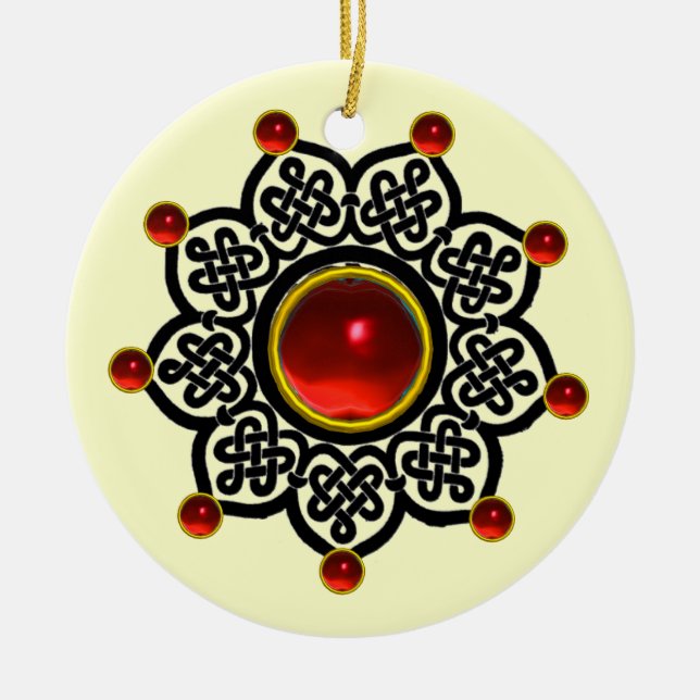 GOTHIC SUN GEM KERAMIK ORNAMENT (Vorne)