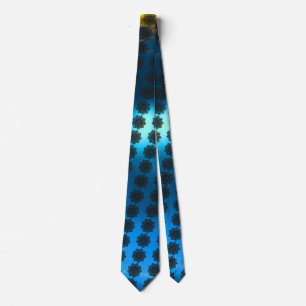 GOTHIC SUN KELTISCHE KNOTEN Aqua Blau Krawatte