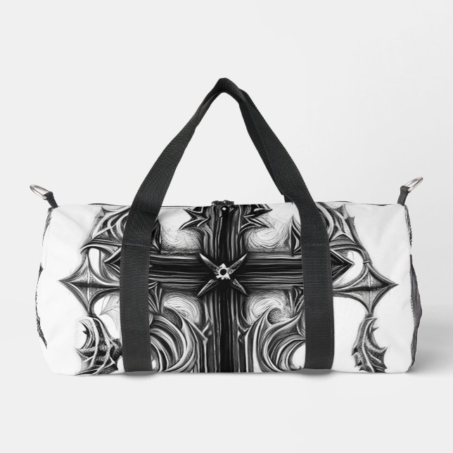 Gothic-Tasche Duffle Bag (Vorderseite)