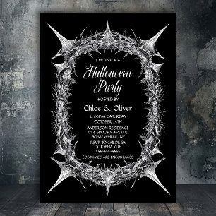 Gothic Thorns Halloween-Party Einladung