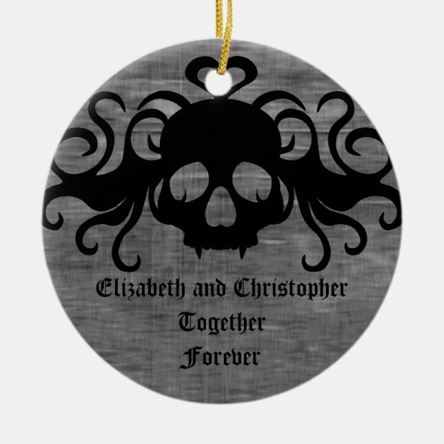 Gothic Together Forever Keramikornament (Vorne)
