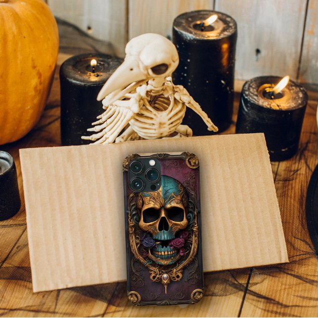 Gothic-Totenkopf-Ornament Case-Mate iPhone Hülle (Von Creator hochgeladen)