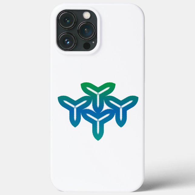 Gothic Tri-Blade Case-Mate iPhone Hülle (Rückseite)
