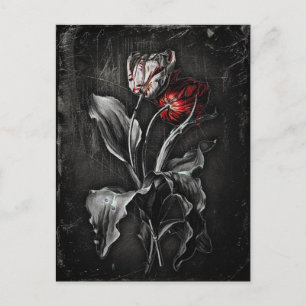 Gothic Tulips Postkarte