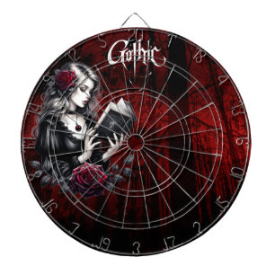 Gothic-Uhr Dartscheibe
