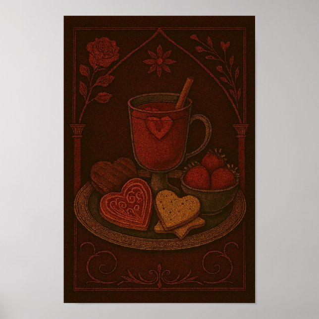 Gothic Valentine Day Poster (Vorne)