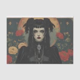 Gothic Valentine Decoupage Large Seidenpapier