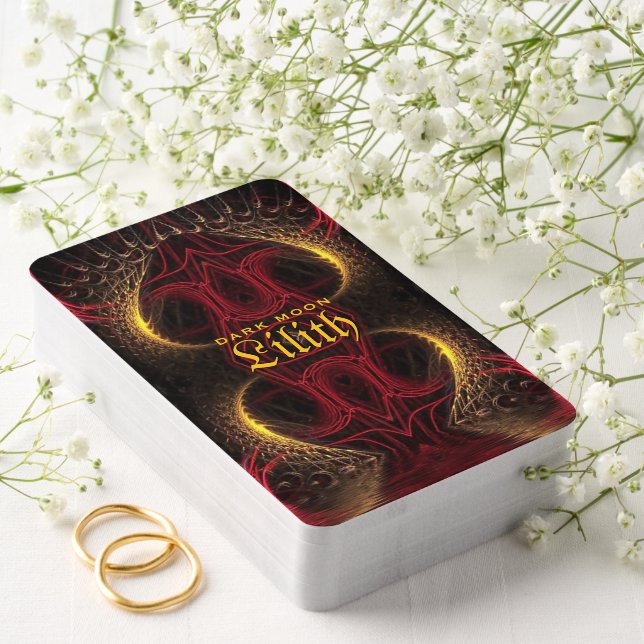 Gothic Valentine Gold hört dunkle Künste Spielkarten (Insitu (Hochzeit))