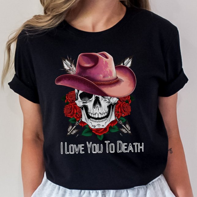 Gothic Valentine Shirt, Skelett Valetines T-Shirt (Von Creator hochgeladen)