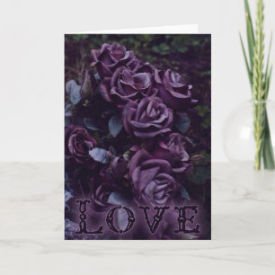 Gothic-Valentinstag-Karte Feiertagskarte