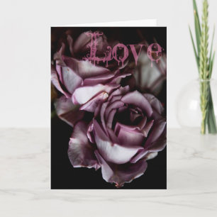 Gothic-Valentinstag-Karte Feiertagskarte