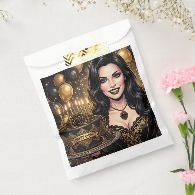 Gothic-Vampir-Geburtstagsfeier Dark Fantasy  Geschenktütchen (Versiegelt)