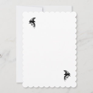 Gothic Vampire Bats Einladung