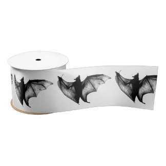 Gothic Vampire Bats Satinband