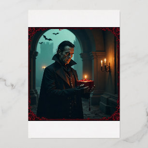 Gothic Vampire Einladung zum Geburtstag