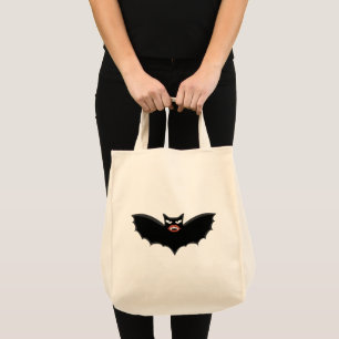 Gothic Vampire Fledermaus mit riesigen Lippen Tragetasche