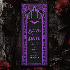 Gothic Vampire Kathedrale Save the Date Einladung