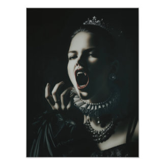 Gothic Vampire Queen Photo Enlargement – Dark Fant Fotodruck