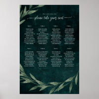 Gothic Verlass Träume EMERALD GREEN, Sitzplan Po