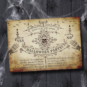 Gothic-Victorian-Halloween Einladung