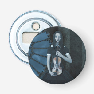 Gothic Viktorianisch Girl Holding Violin Dark Fant Flaschenöffner