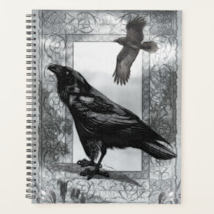 Gothic Viktorianisch Raven Fantasy Art Planer