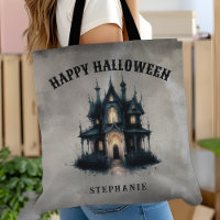 Gothic viktorianisches Spukhaus Frohes Halloween