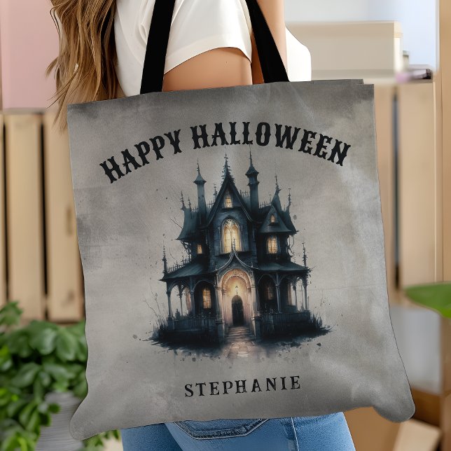 Gothic viktorianisches Spukhaus Frohes Halloween  (Von Creator hochgeladen)