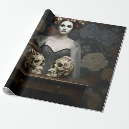 Gothic Vintage Art Design Geschenkpapier