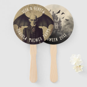 Gothic Vintage Viktorianisch Dracula Halloween Fächer