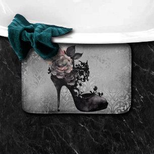 Gothic Vogue Mute Pastel Rose Mode Stiletto Badematte