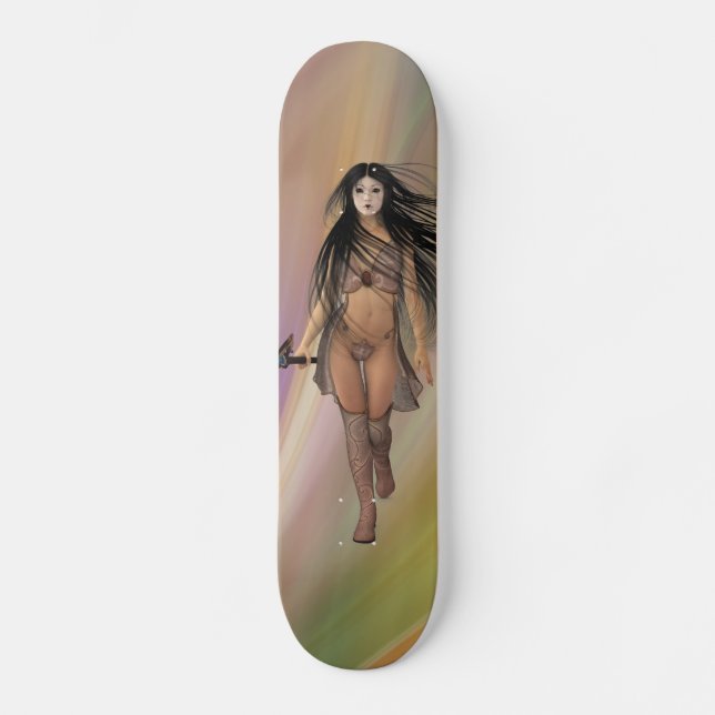 Gothic Warrior Art Skateboards (Vorderseite)