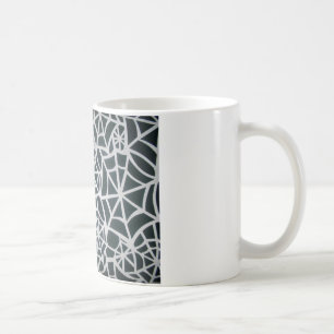 Gothic Web Velocity Bold Black and White Designer Tasse