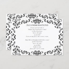 Gothic Wedding Begleitkarte