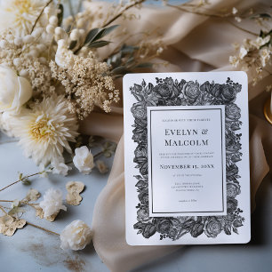 Gothic Wedding Einladung