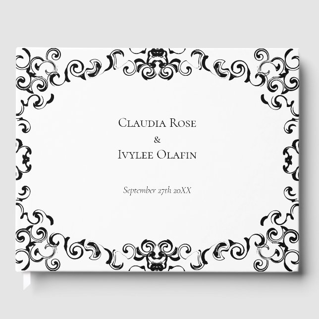 Gothic Wedding Gästebuch (Vorderseite)