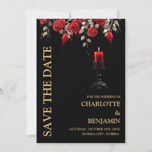 Gothic Wedding Save The Date